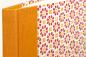 Preview: Orange red diary unlined stationery spelling